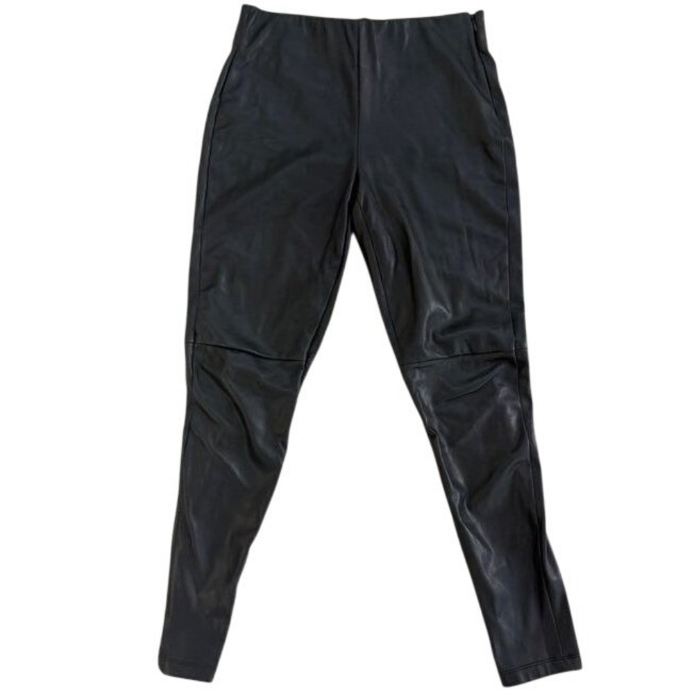 Bagatelle Collection Biker Faux Leather Leggings Women Small Midnight Edgy Chic